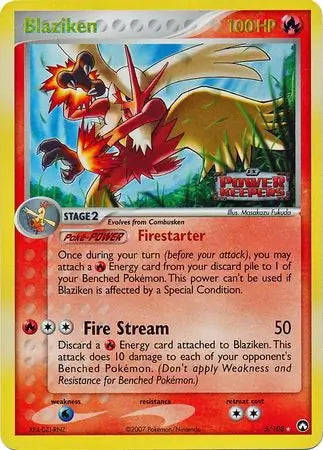 EX Power Keepers Blaziken #5/108 reverse holo